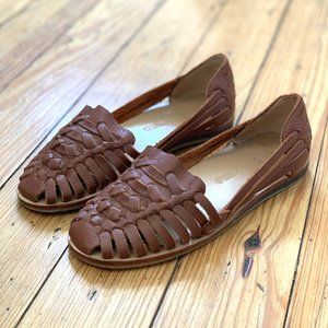 Nisolo Ecuador Huarache Sandal - Burnt Sienna